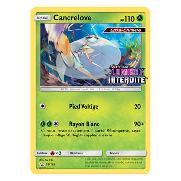 Carte Cancrelove - de Pokémon SM115