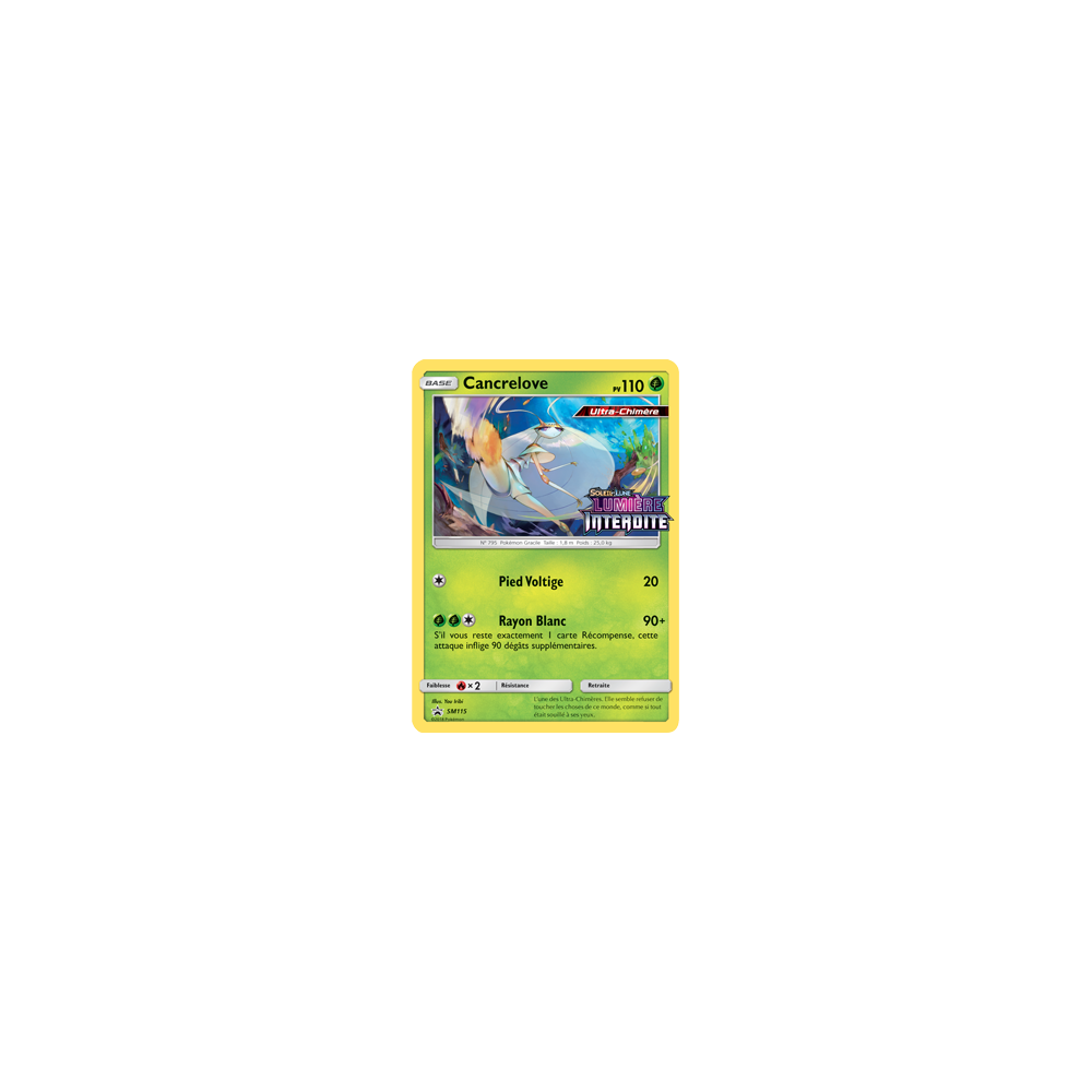 Carte Cancrelove - de Pokémon SM115