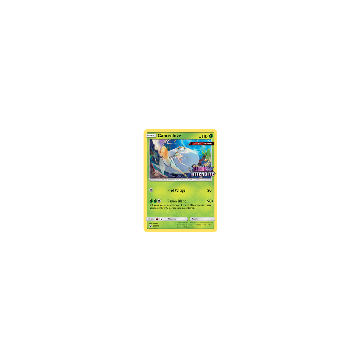 Carte Cancrelove - de Pokémon SM115