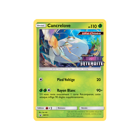 Carte Cancrelove - de Pokémon SM115