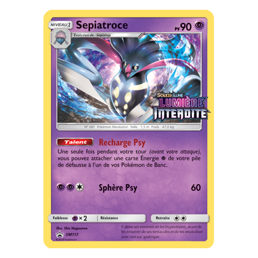 Sepiatroce, carte - de Promo SM (Soleil et Lune)