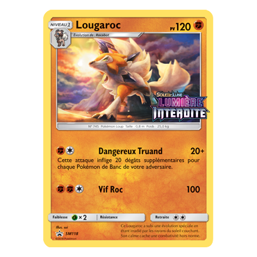 Carte Lougaroc - de Pokémon SM118