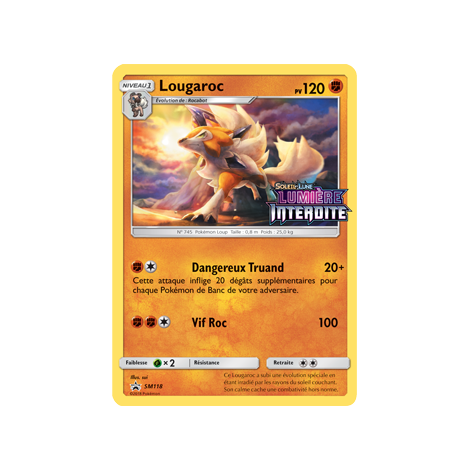 Carte Lougaroc - de Pokémon SM118