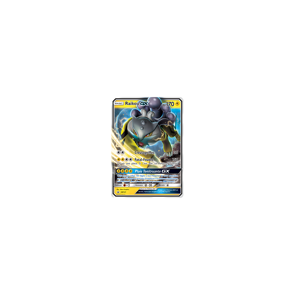 Raikou SM121 : - de Pokémon Promo SM (Soleil et Lune)