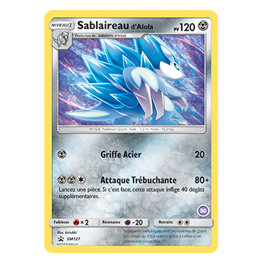 Carte Sablaireau d'Alola - de Pokémon SM127