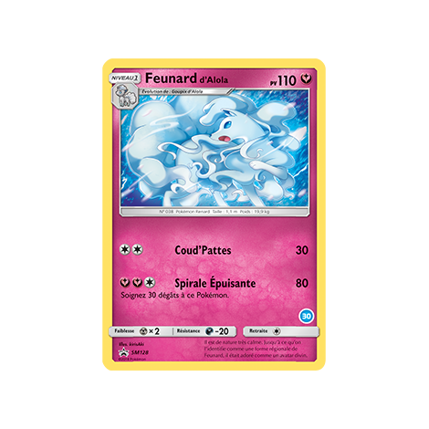 Carte Feunard d'Alola - de Pokémon SM128