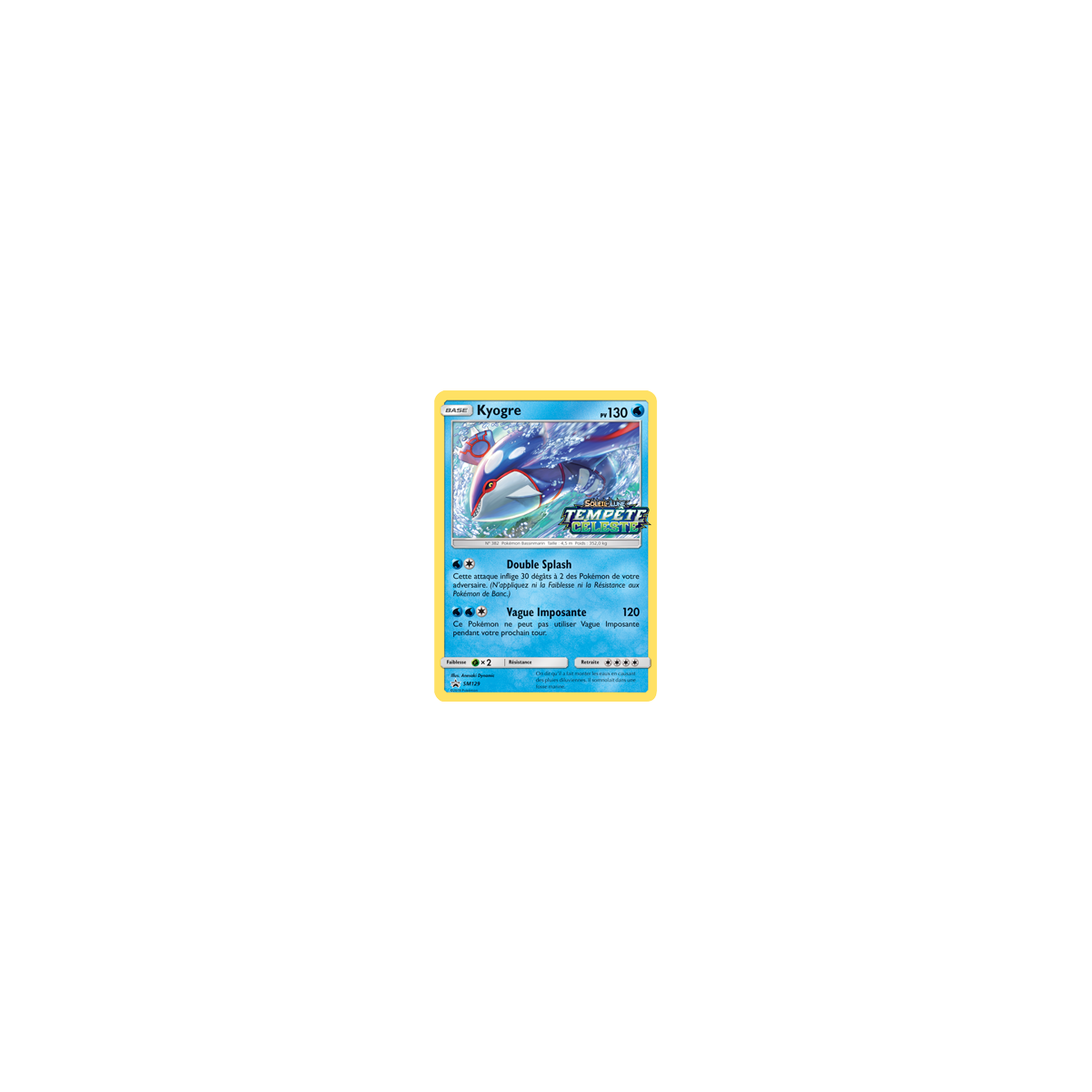 Kyogre SM129 : - de Pokémon Promo SM (Soleil et Lune)