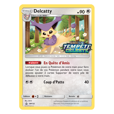 Delcatty, carte - de Promo SM (Soleil et Lune)
