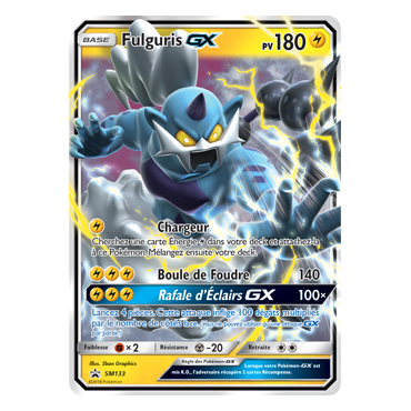 Fulguris SM133 : - de Pokémon Promo SM (Soleil et Lune)