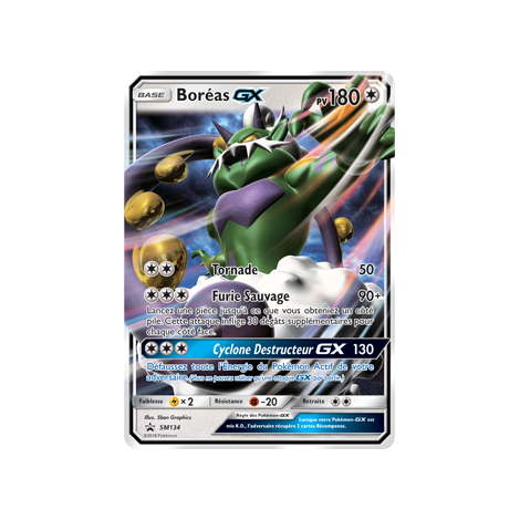 Carte Boréas - de Pokémon SM134