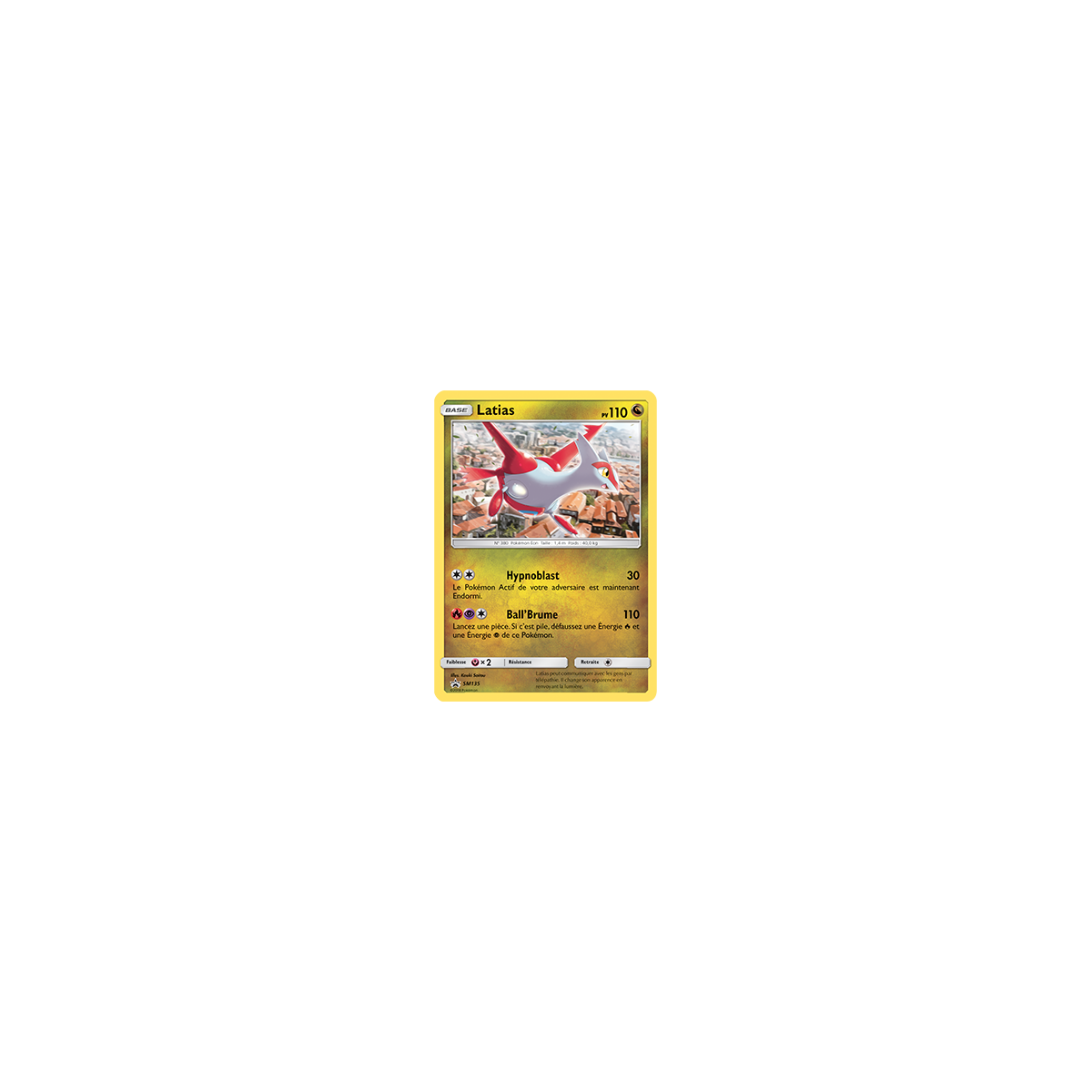 Latias SM135 : - de Pokémon Promo SM (Soleil et Lune)