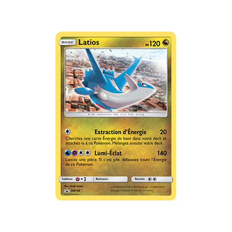 Carte Latios - de Pokémon SM136