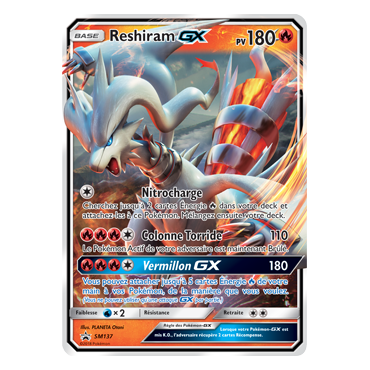 Reshiram, carte - de Promo SM (Soleil et Lune)