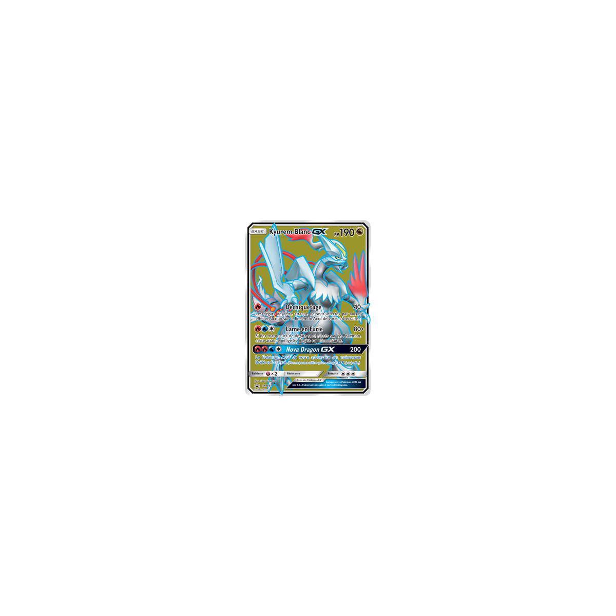 Kyurem Blanc SM141 : - de Pokémon Promo SM (Soleil et Lune)