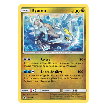 Kyurem SM142 : - de Pokémon Promo SM (Soleil et Lune)