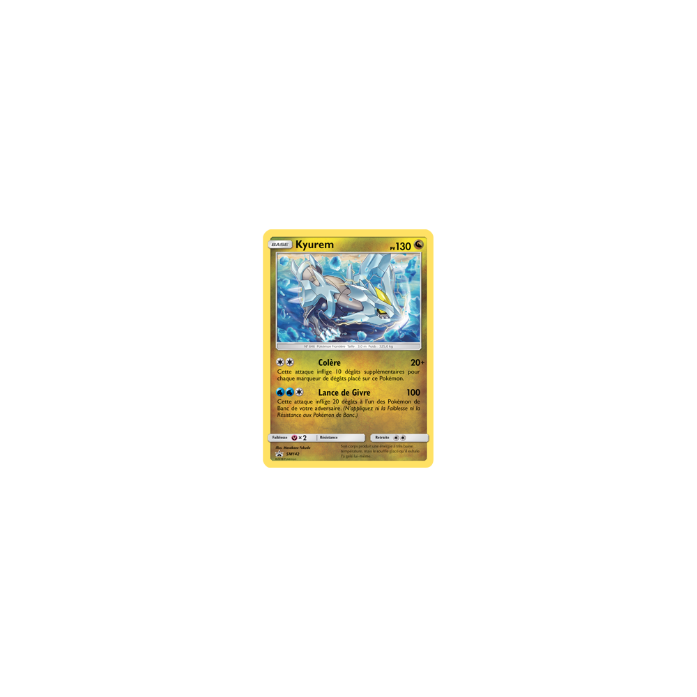 Kyurem SM142 : - de Pokémon Promo SM (Soleil et Lune)