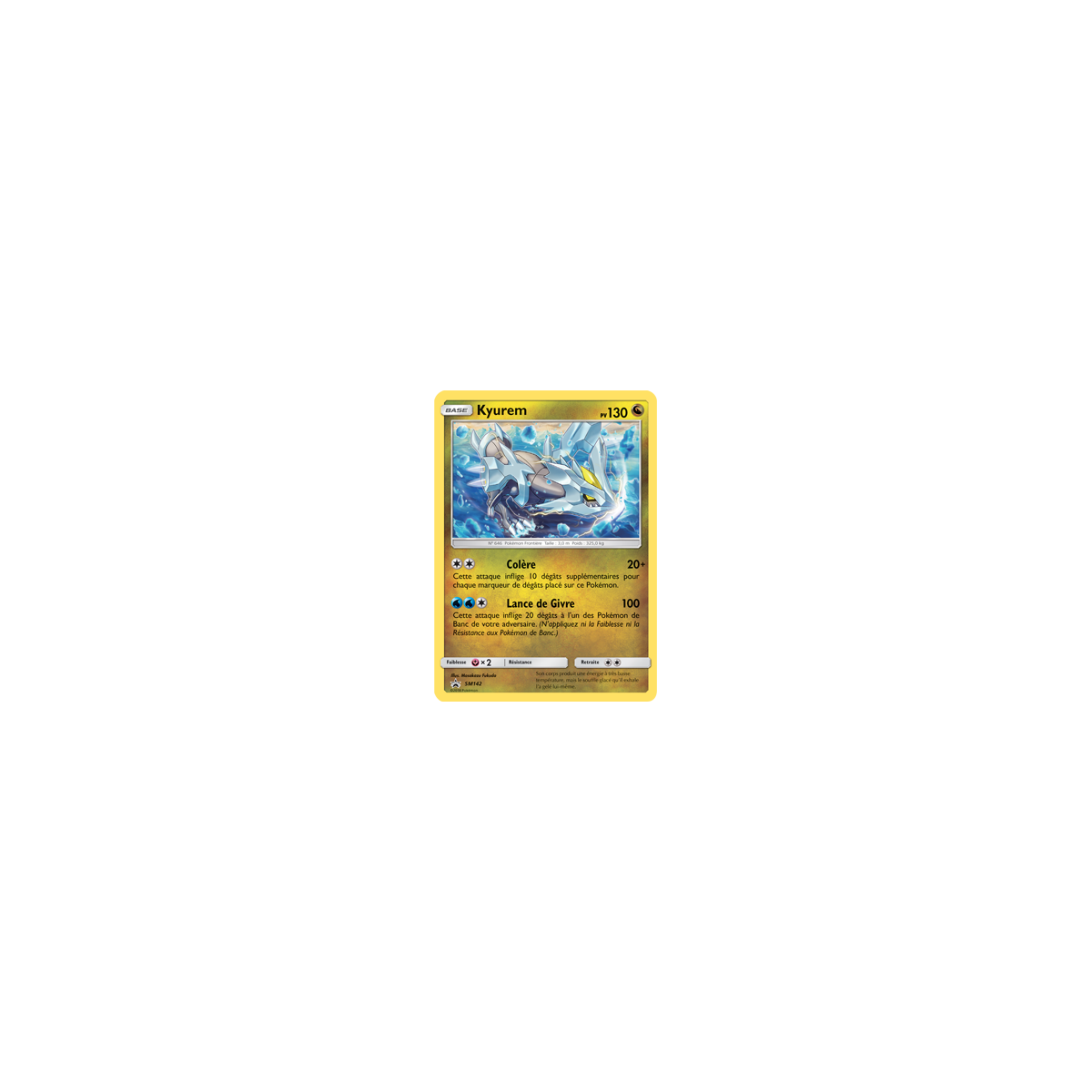 Kyurem SM142 : - de Pokémon Promo SM (Soleil et Lune)