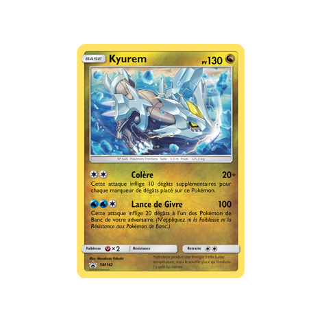 Kyurem SM142 : - de Pokémon Promo SM (Soleil et Lune)