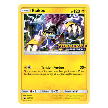 Raikou SM150 : - de Pokémon Promo SM (Soleil et Lune)