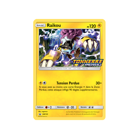 Raikou SM150 : - de Pokémon Promo SM (Soleil et Lune)