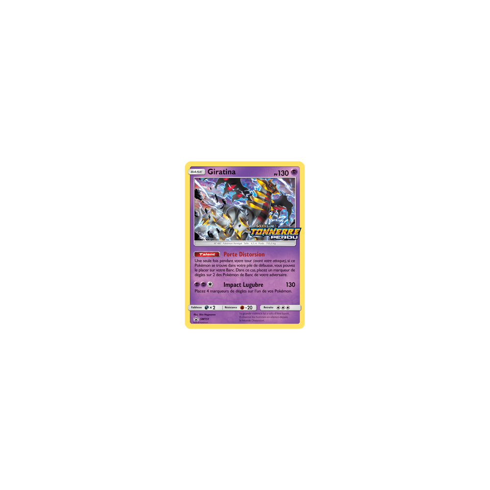 Giratina SM151 : - de Pokémon Promo SM (Soleil et Lune)