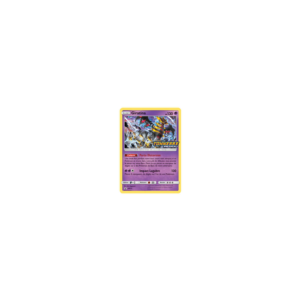 Giratina SM151 : - de Pokémon Promo SM (Soleil et Lune)