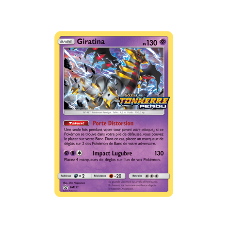 Giratina SM151 : - de Pokémon Promo SM (Soleil et Lune)