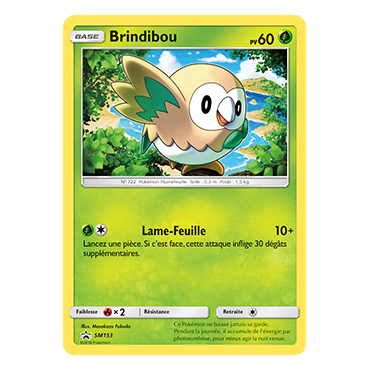 Brindibou SM153 : - de Pokémon Promo SM (Soleil et Lune)