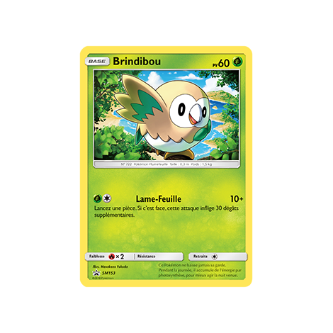 Brindibou SM153 : - de Pokémon Promo SM (Soleil et Lune)