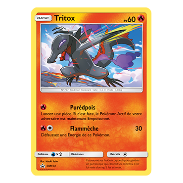 Tritox SM154 : - de Pokémon Promo SM (Soleil et Lune)