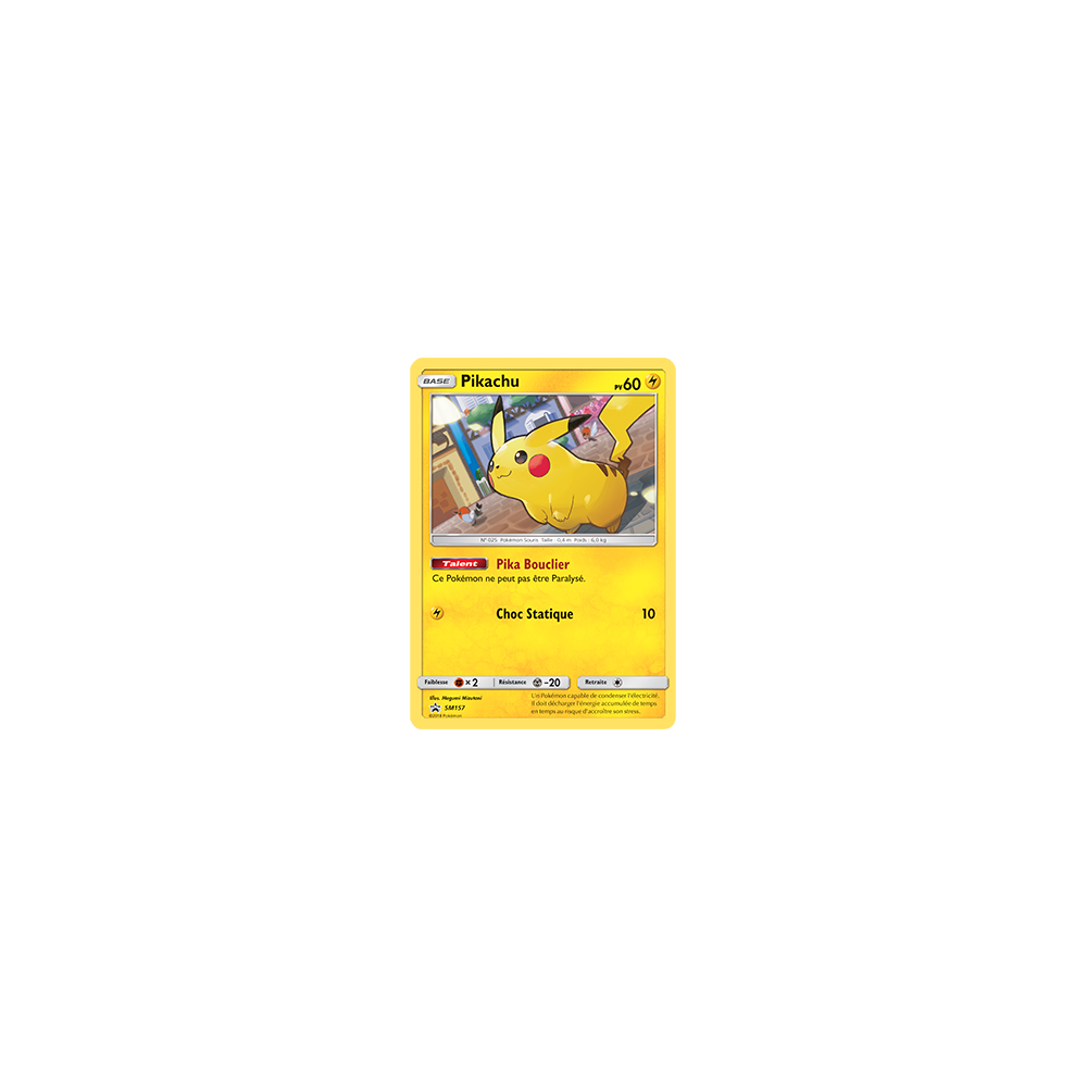 Pikachu, carte - de Promo SM (Soleil et Lune)