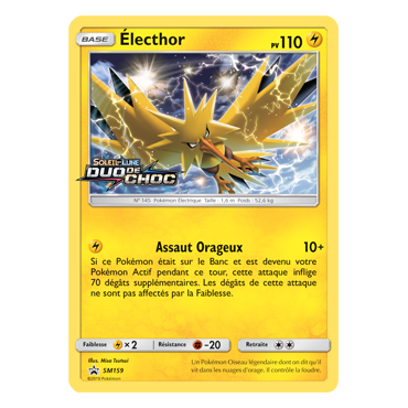 Carte Électhor - de Pokémon SM159