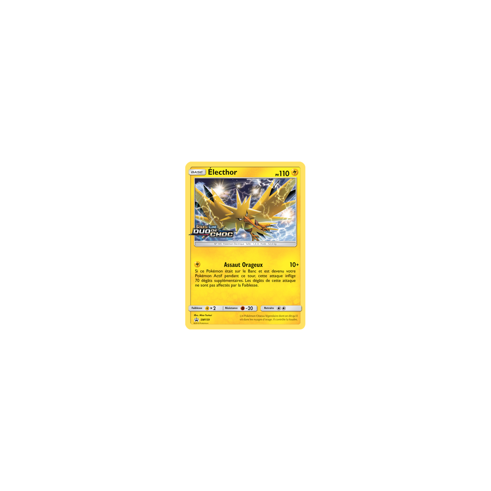 Carte Électhor - de Pokémon SM159