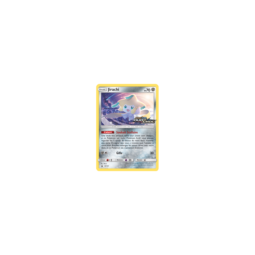 Jirachi SM161 : - de Pokémon Promo SM (Soleil et Lune)