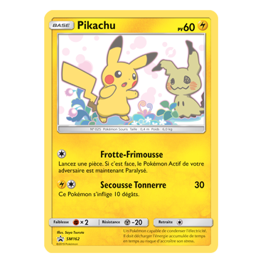 Carte Pikachu - de Pokémon SM162