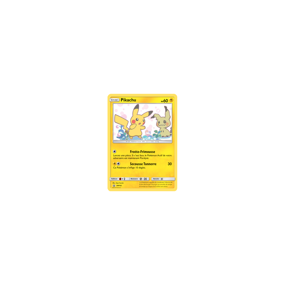 Carte Pikachu - de Pokémon SM162