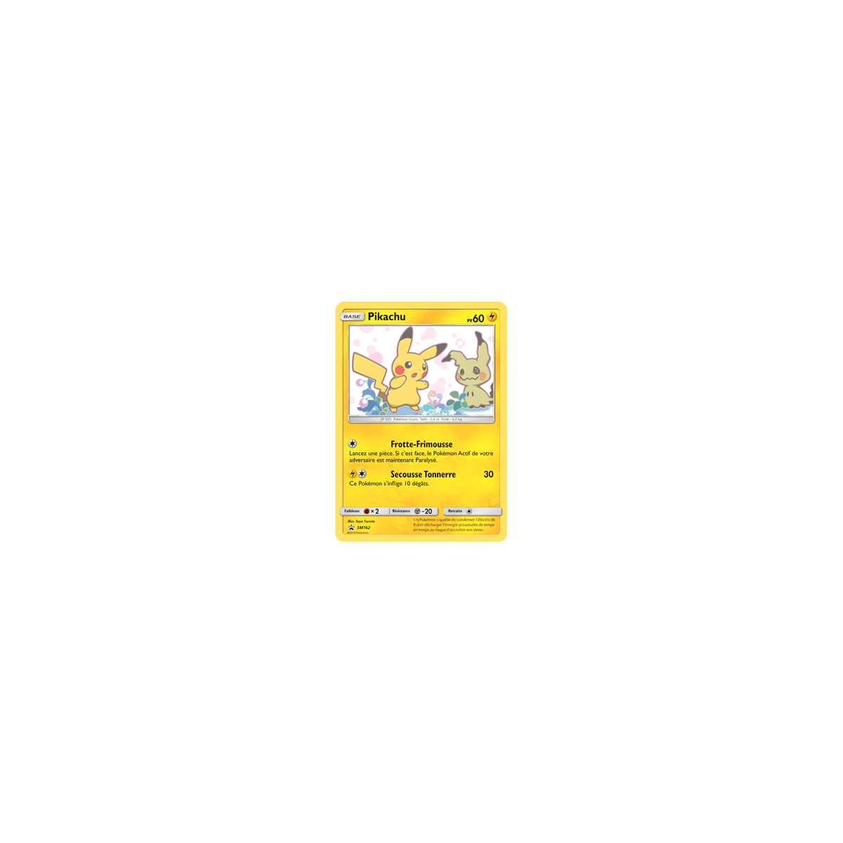 Carte Pikachu - de Pokémon SM162