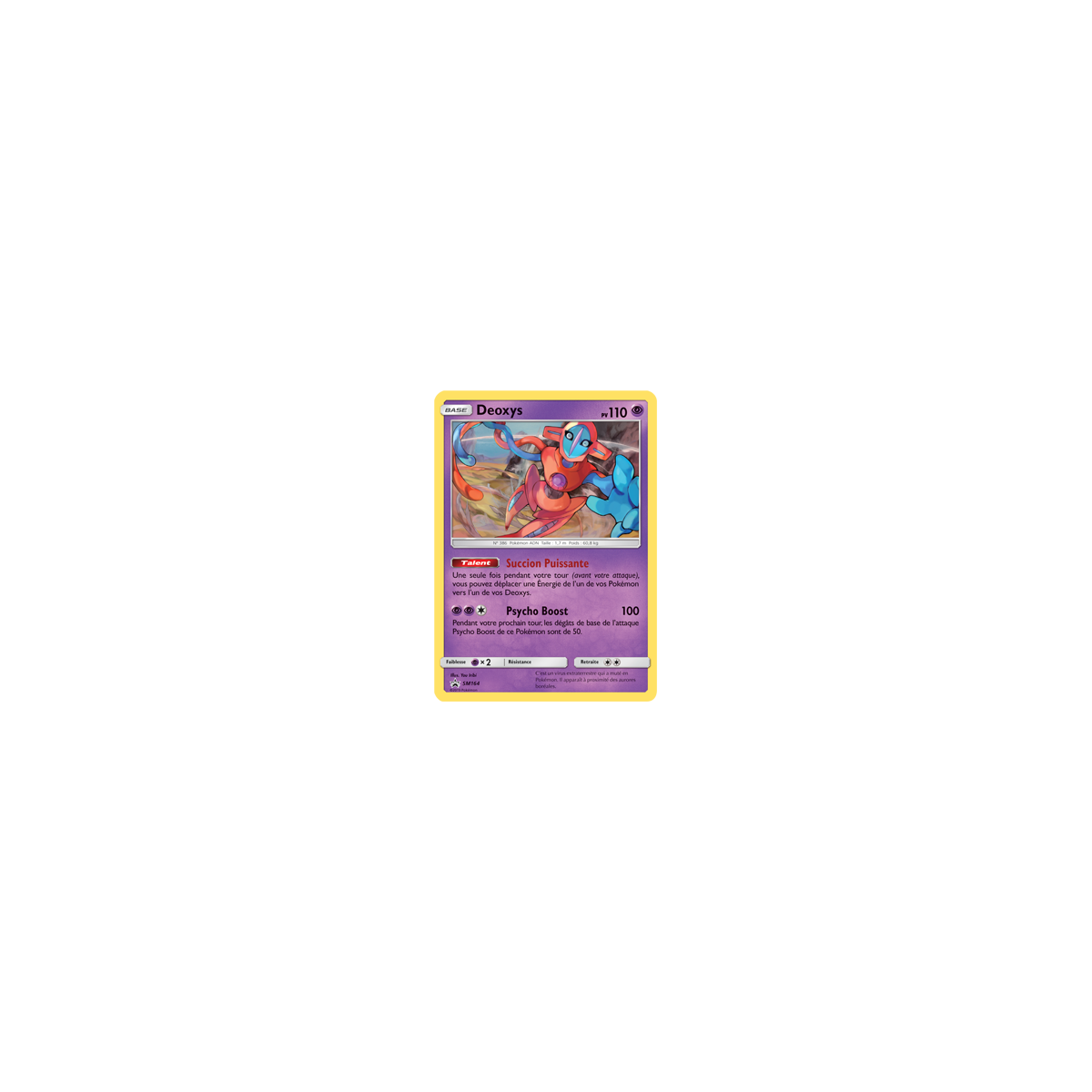 Carte Deoxys - de Pokémon SM164