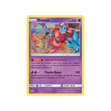 Carte Deoxys - de Pokémon SM164