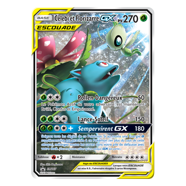 Celebi et Florizarre SM167 : - de Pokémon Promo SM (Soleil et Lune)