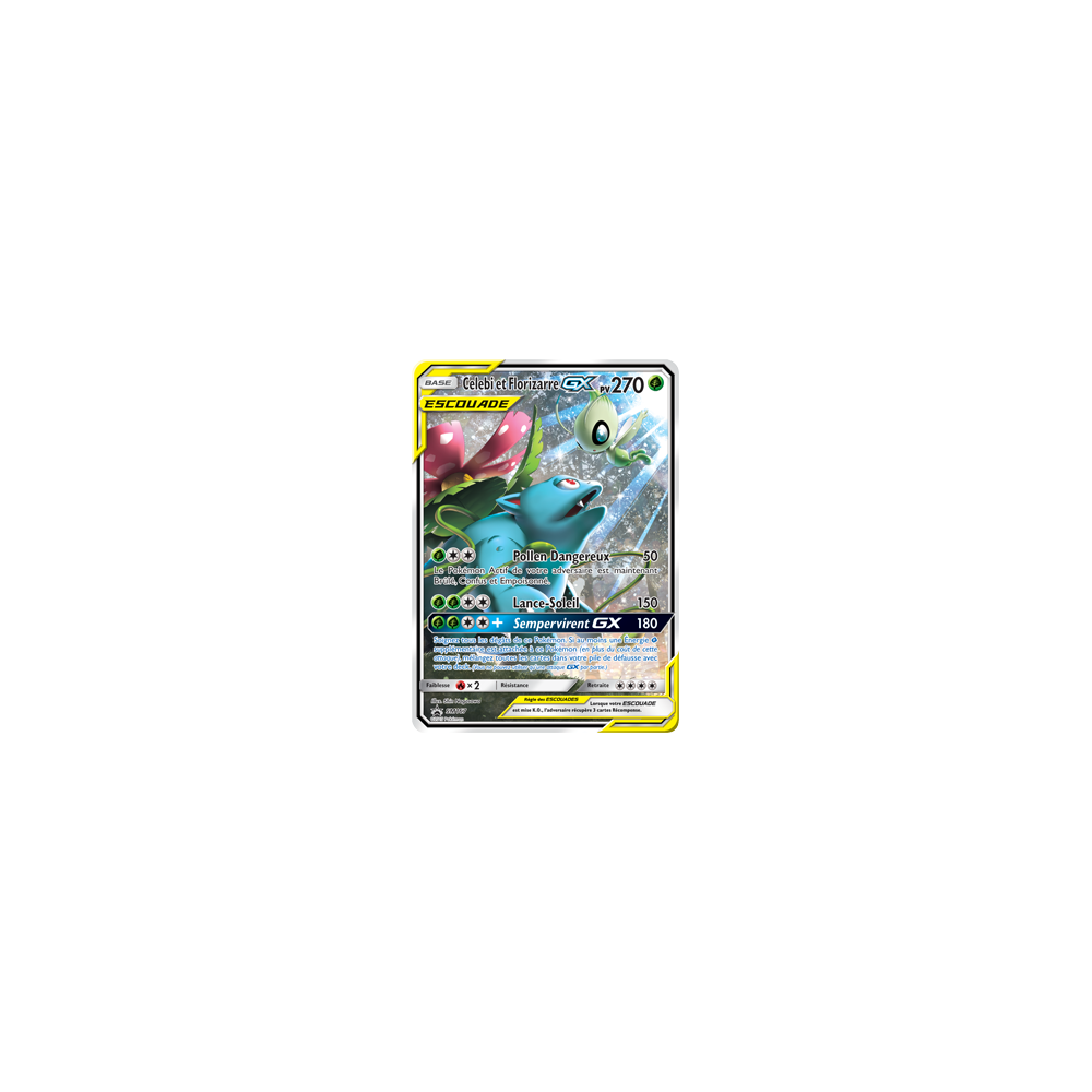 Celebi et Florizarre SM167 : - de Pokémon Promo SM (Soleil et Lune)