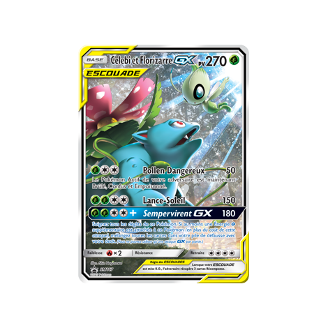 Celebi et Florizarre SM167 : - de Pokémon Promo SM (Soleil et Lune)