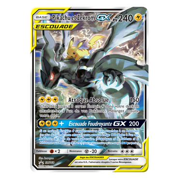 Pikachu et Zekrom, carte - de Promo SM (Soleil et Lune)