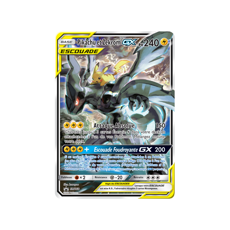 Pikachu et Zekrom, carte - de Promo SM (Soleil et Lune)