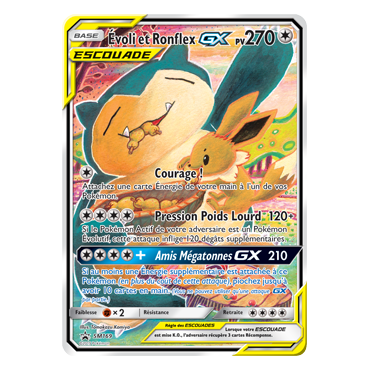 Évoli et Ronflex SM169 : - de Pokémon Promo SM (Soleil et Lune)
