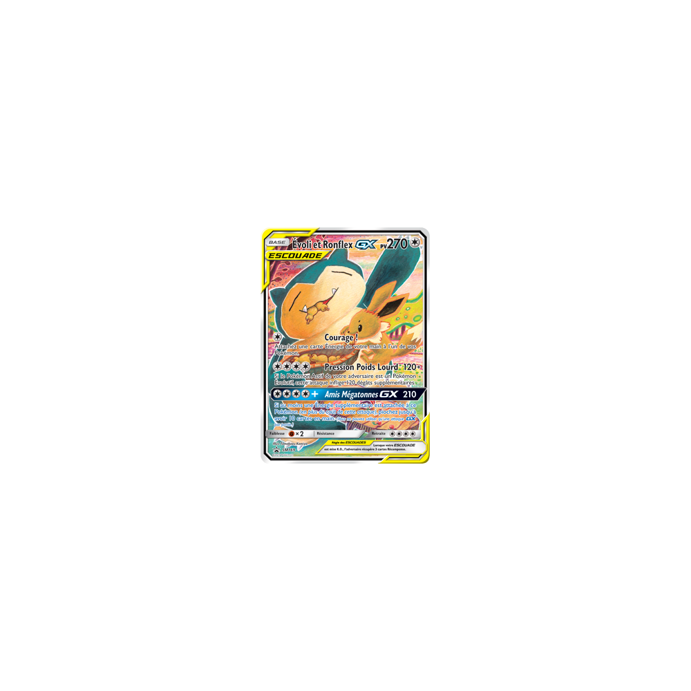 Évoli et Ronflex SM169 : - de Pokémon Promo SM (Soleil et Lune)