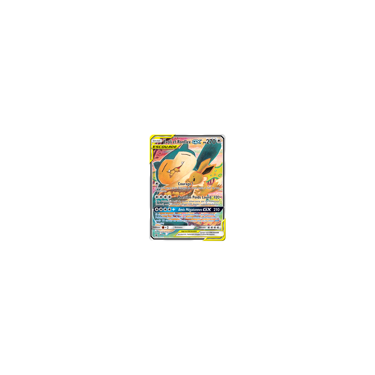 Évoli et Ronflex SM169 : - de Pokémon Promo SM (Soleil et Lune)