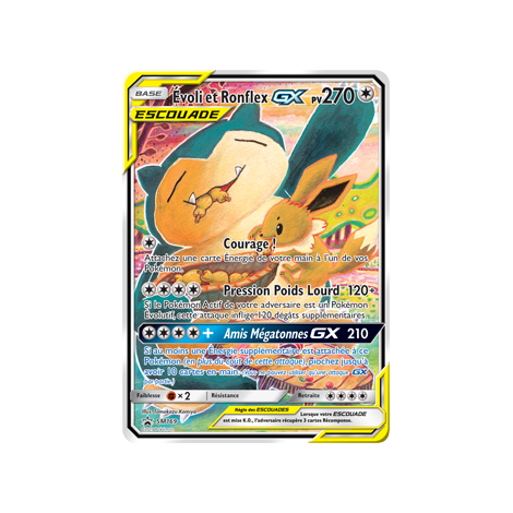 Évoli et Ronflex SM169 : - de Pokémon Promo SM (Soleil et Lune)