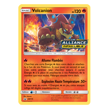 Carte Volcanion - de Pokémon SM179