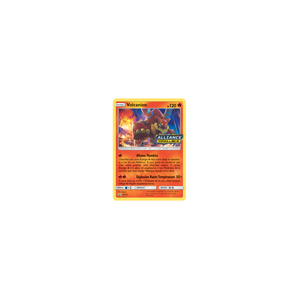 Carte Volcanion - de Pokémon SM179